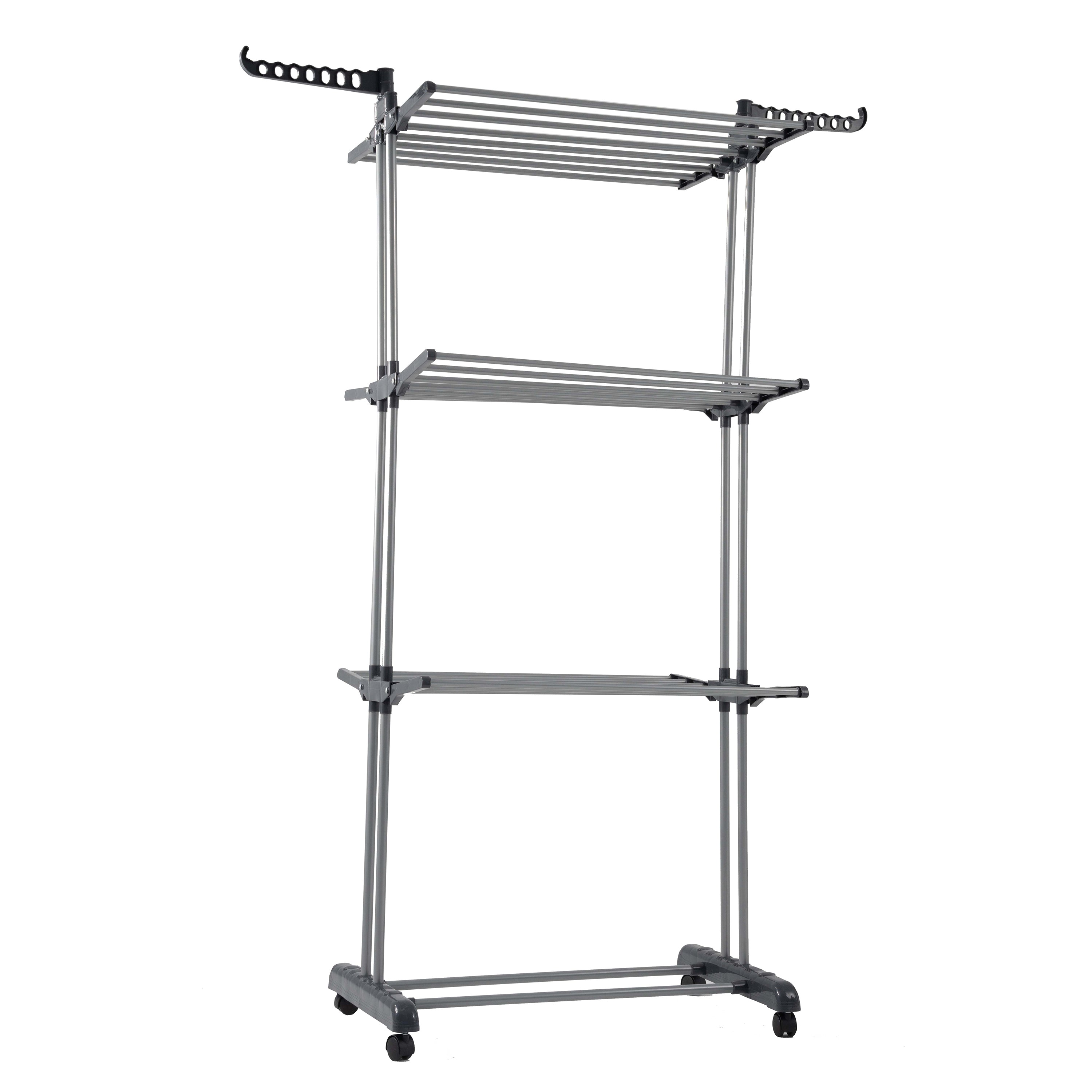 AMOS Clothes Rack 4-Tier Foldable Drying