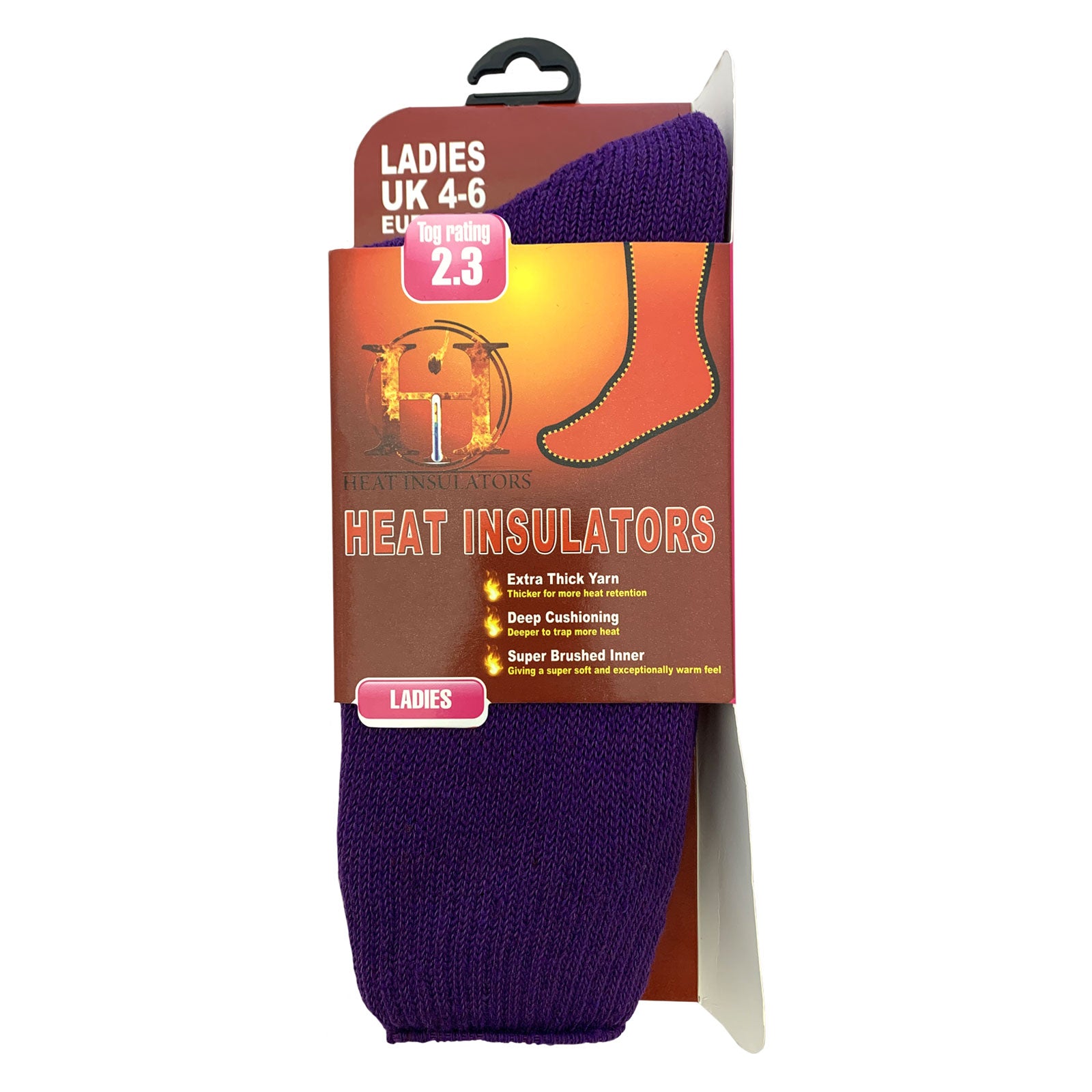 Ladies Size 4-6 Warm Thermal Socks