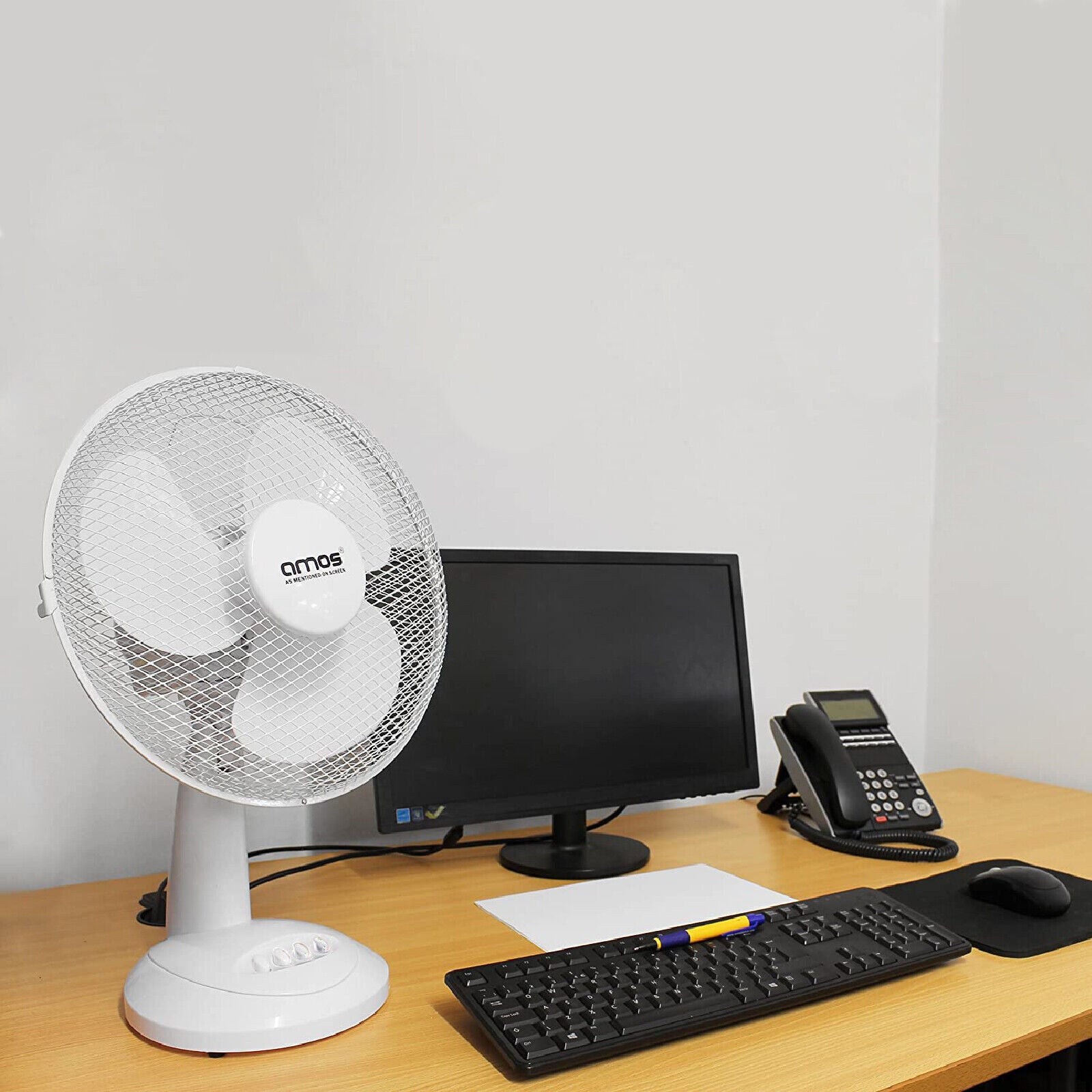 AMOS 12" Desk Fan