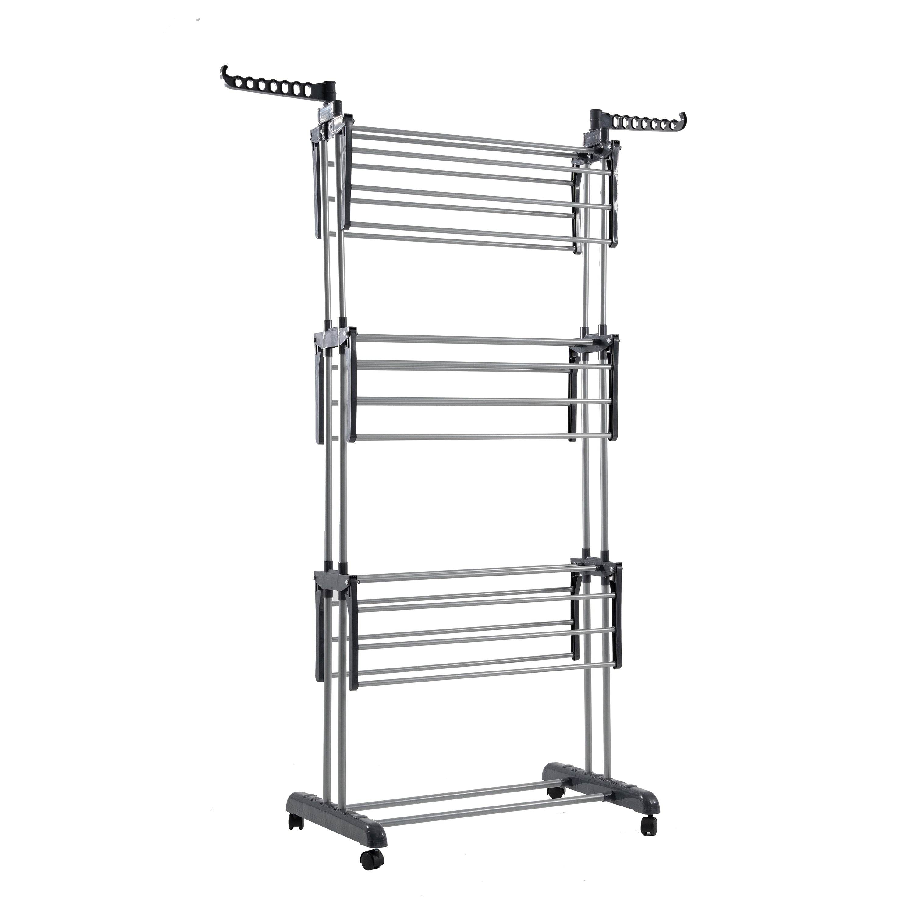 AMOS Clothes Rack 4-Tier Foldable Drying 