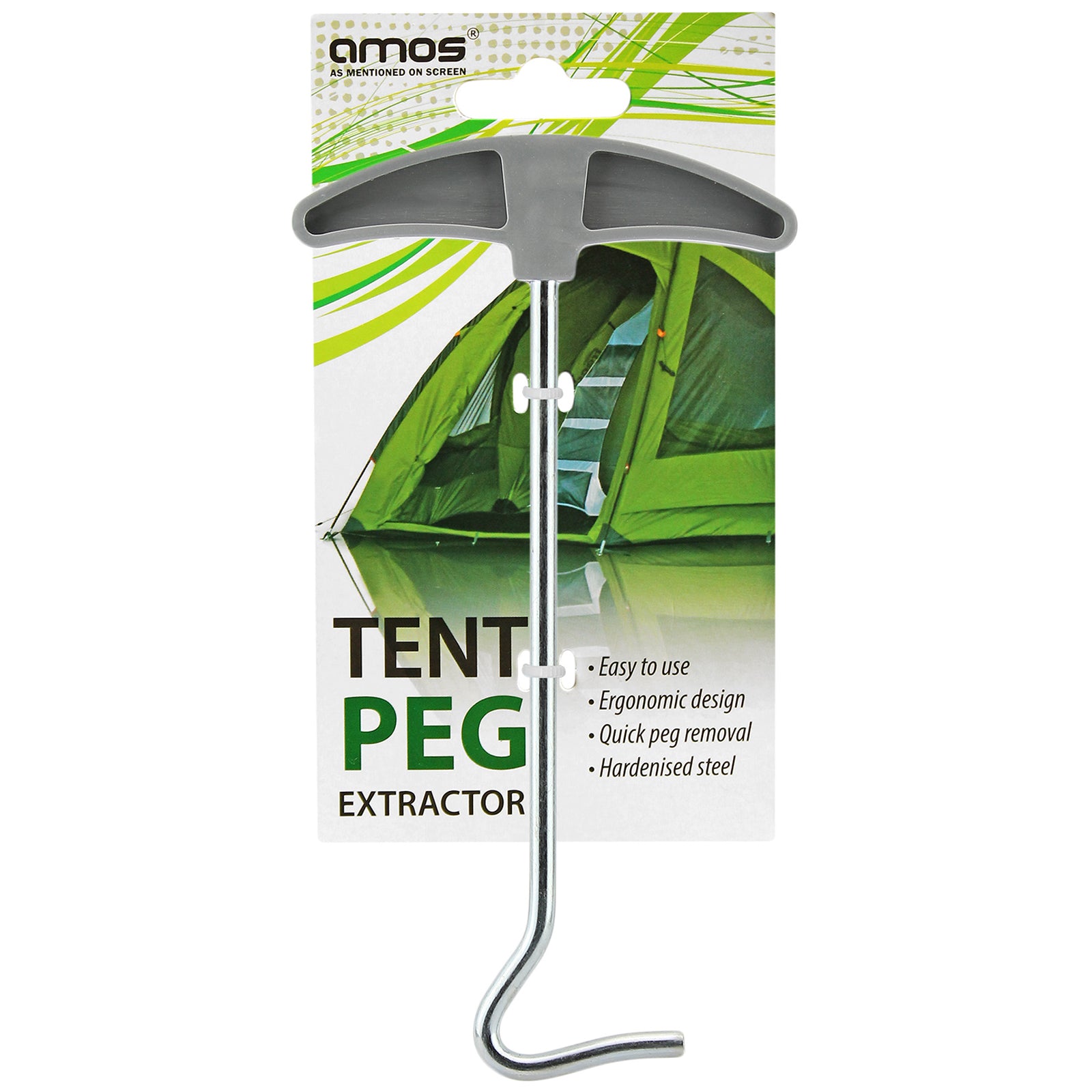 AMOS Tent Peg Extractor Puller Camping Steel 