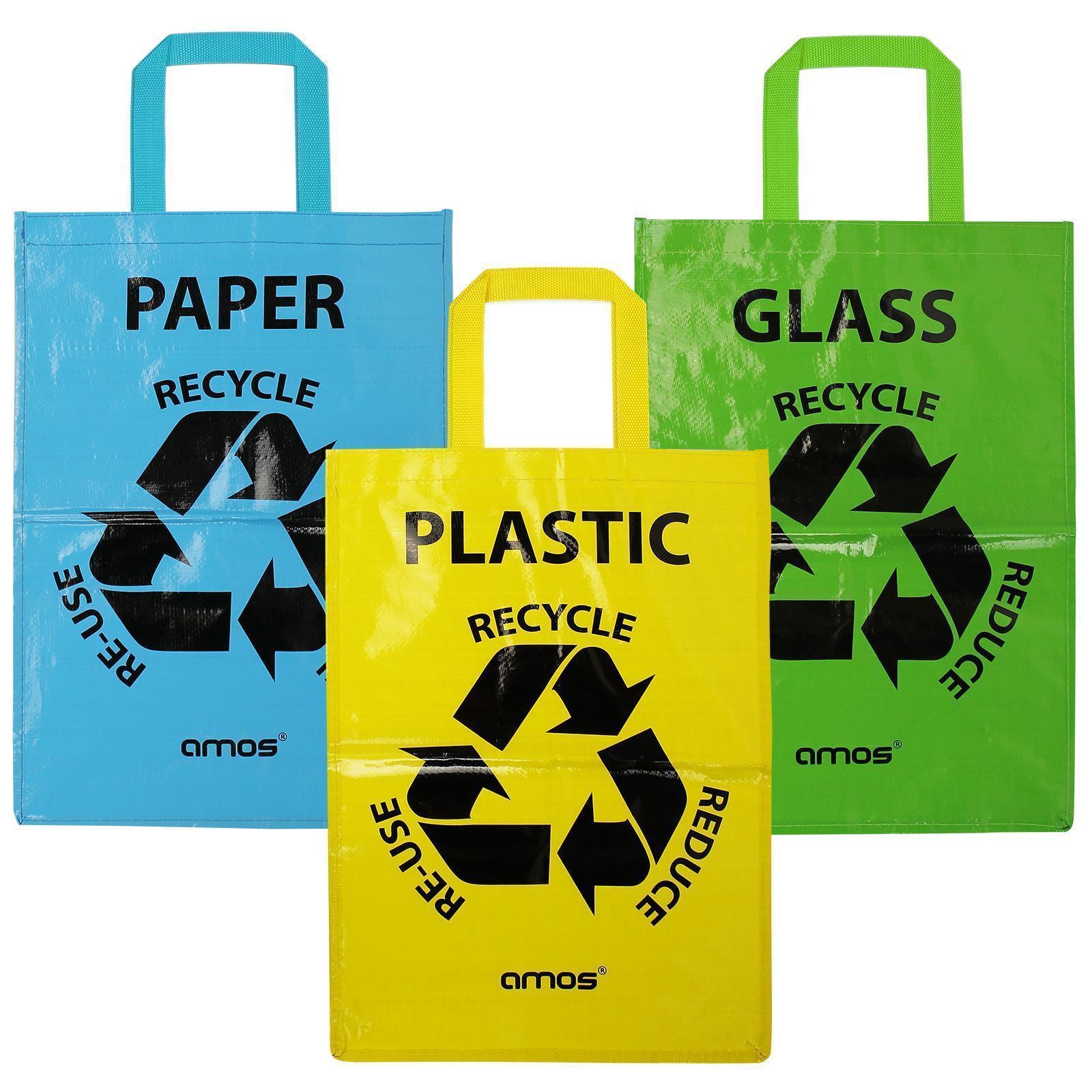 AMOS 3 x Recycling Bags