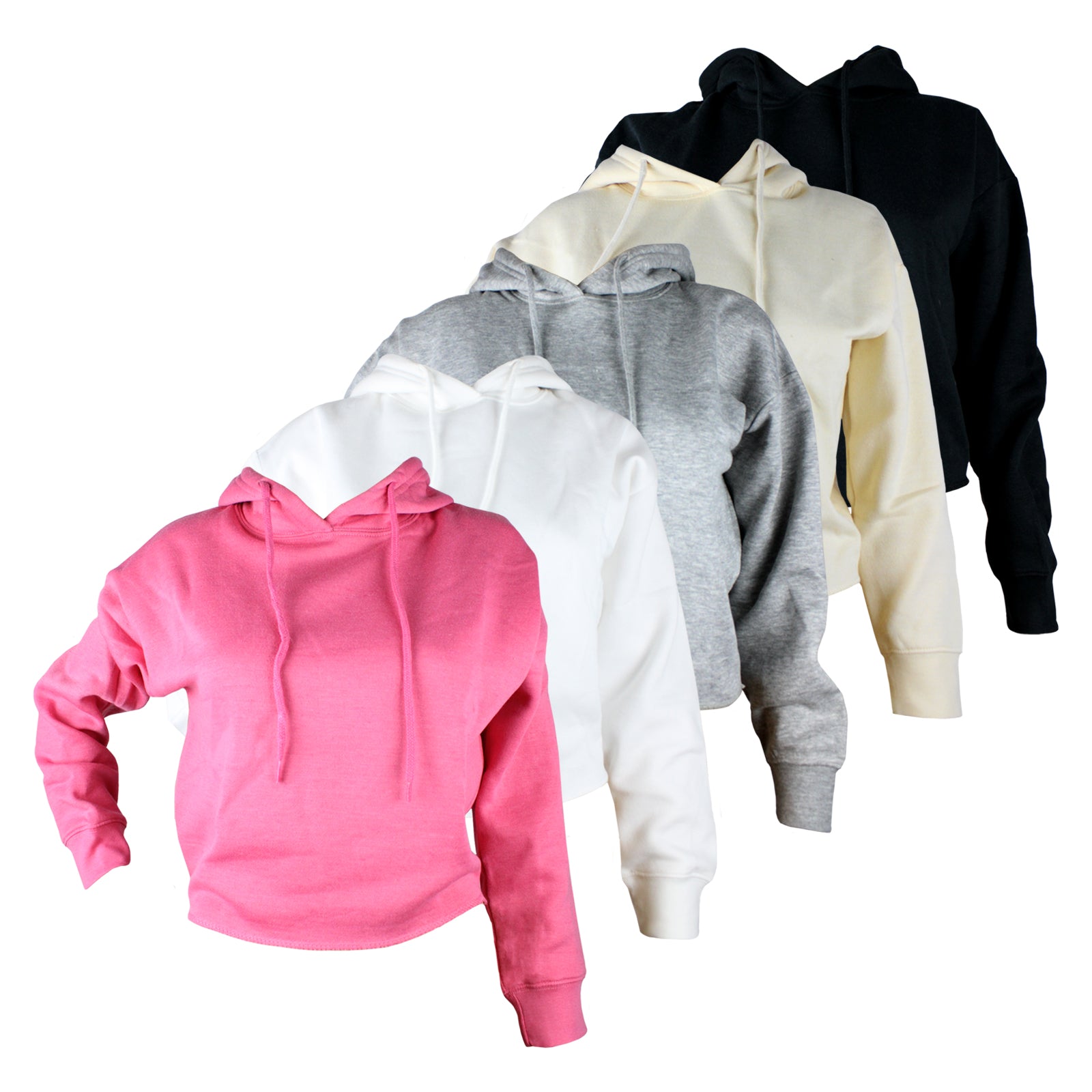 Ladies/Womens Crop Hoodie