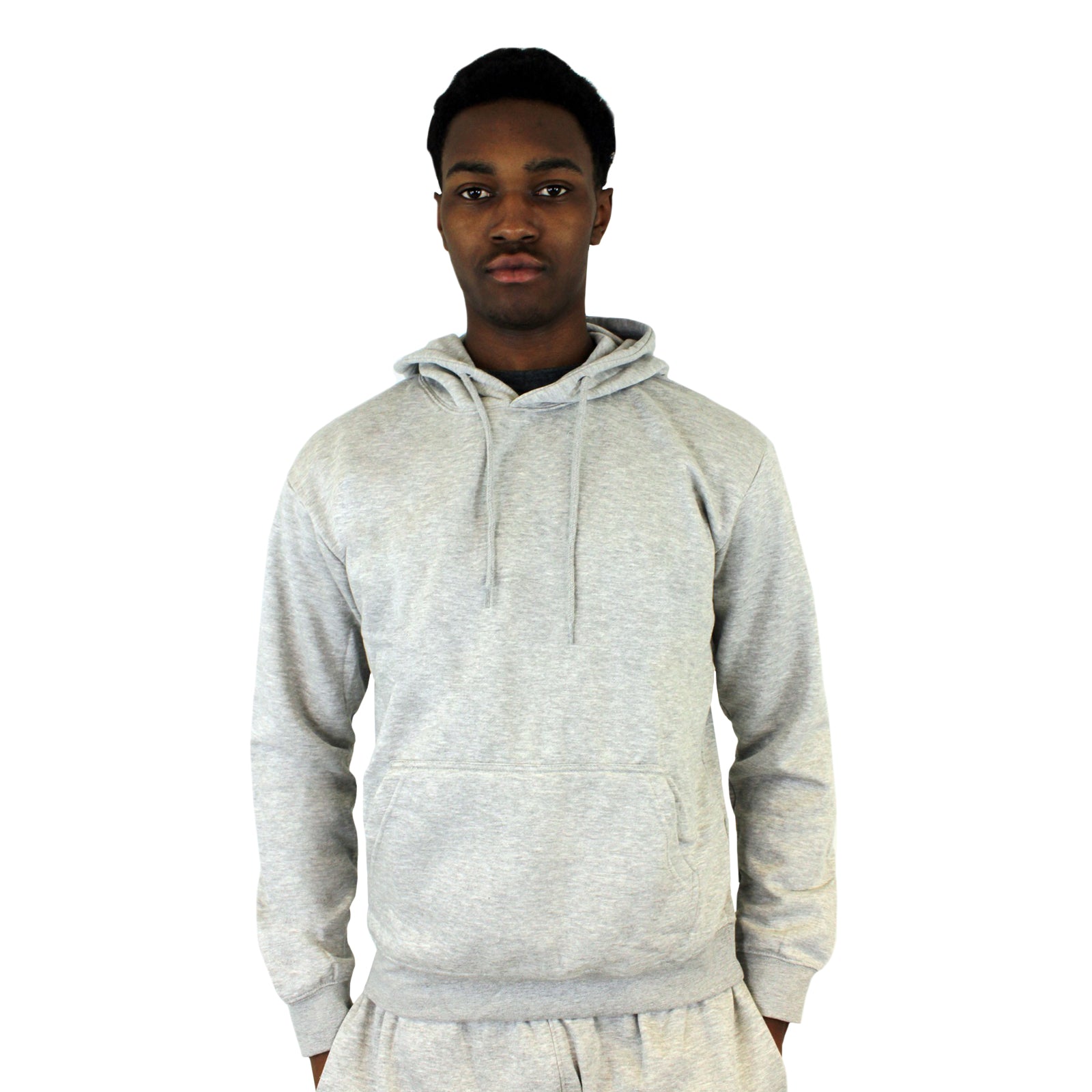 Grey Pullover Hoodie