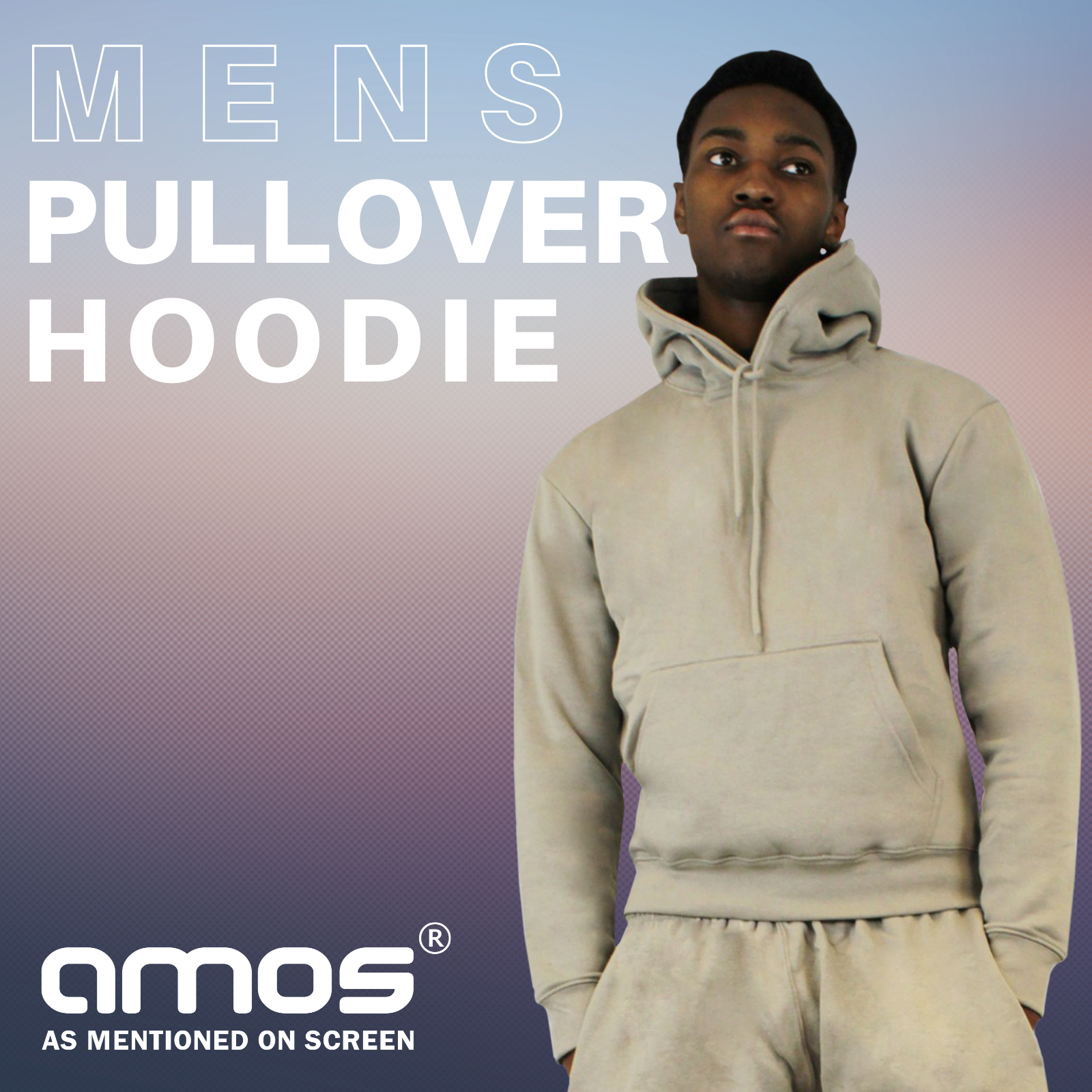 Mens Pullover Hoodie 