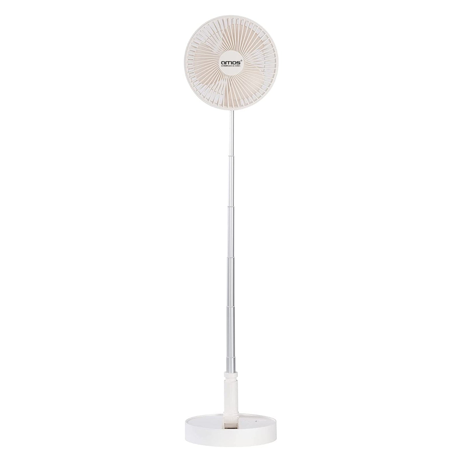 AMOS 7 Inch Rechargeable Foldable Mini Desk Fan