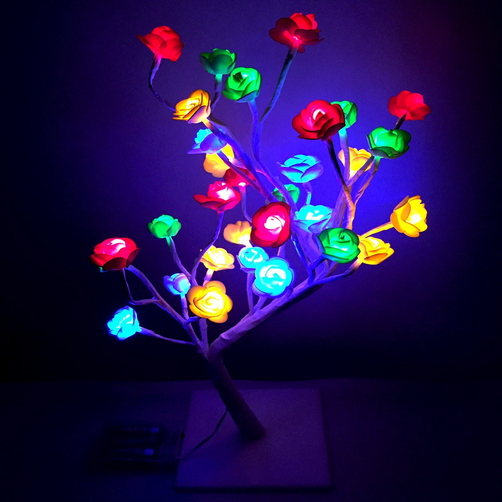 AMOS 24 LED Rose Tree