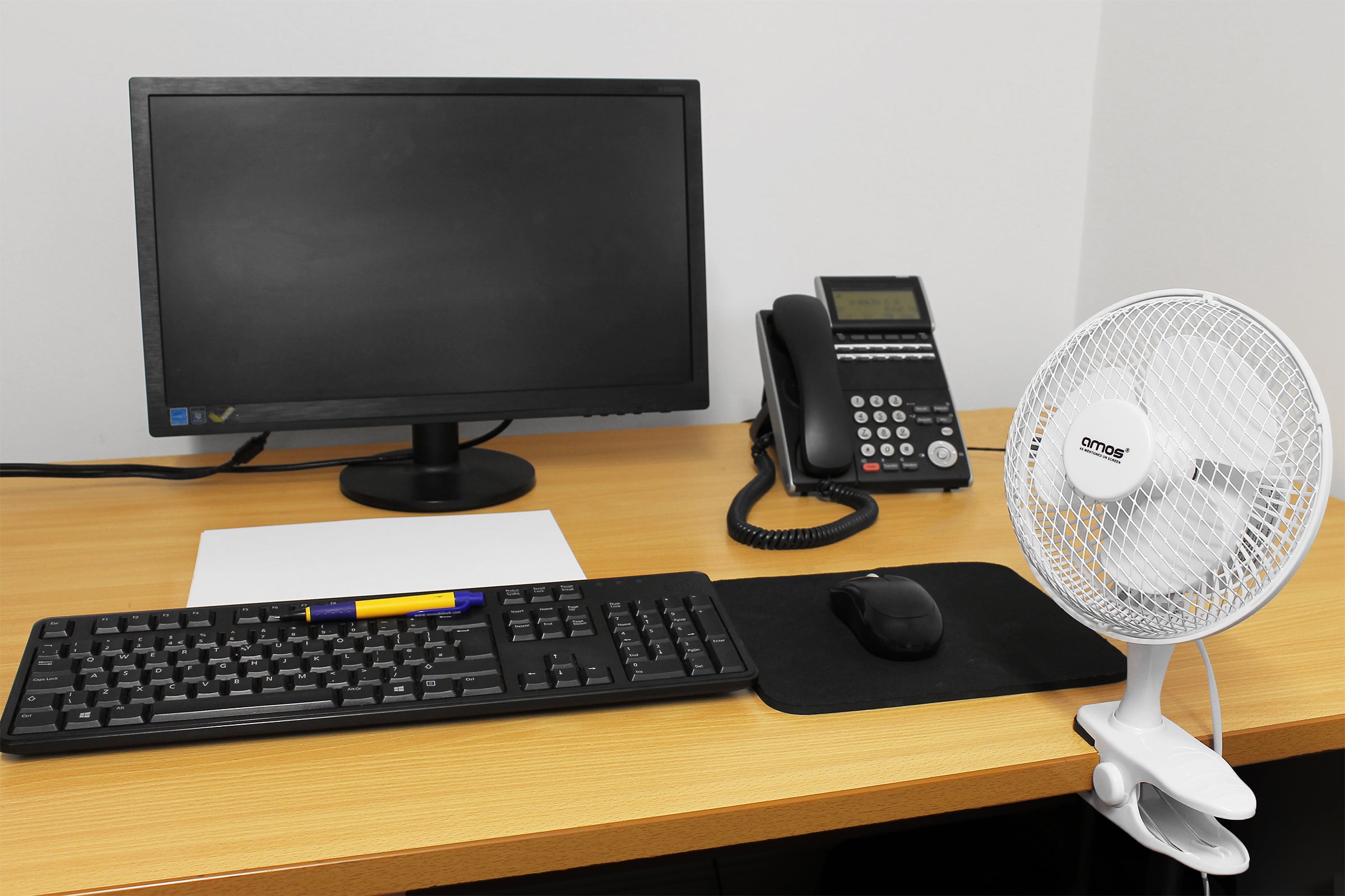 AMOS 6" 2 in 1 Clip On Desk Table Fan