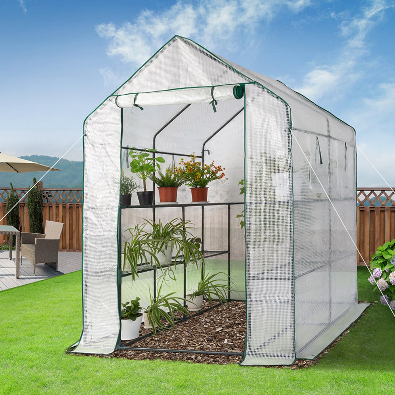 AMOS 3-Tier Outdoor Greenhouse