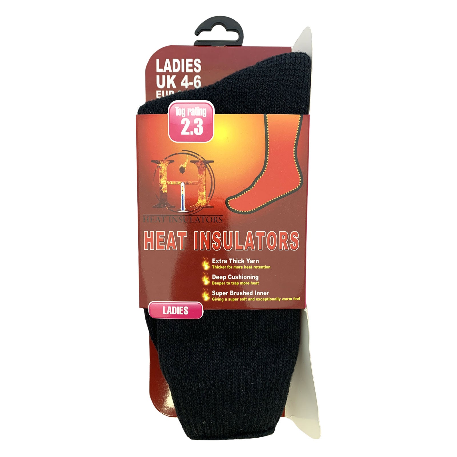 Ladies Size 4-6  Warm Thermal Socks 