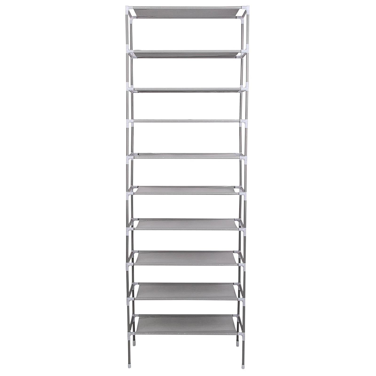 AMOS 10 Tier Shoe Rack - 57cm Width