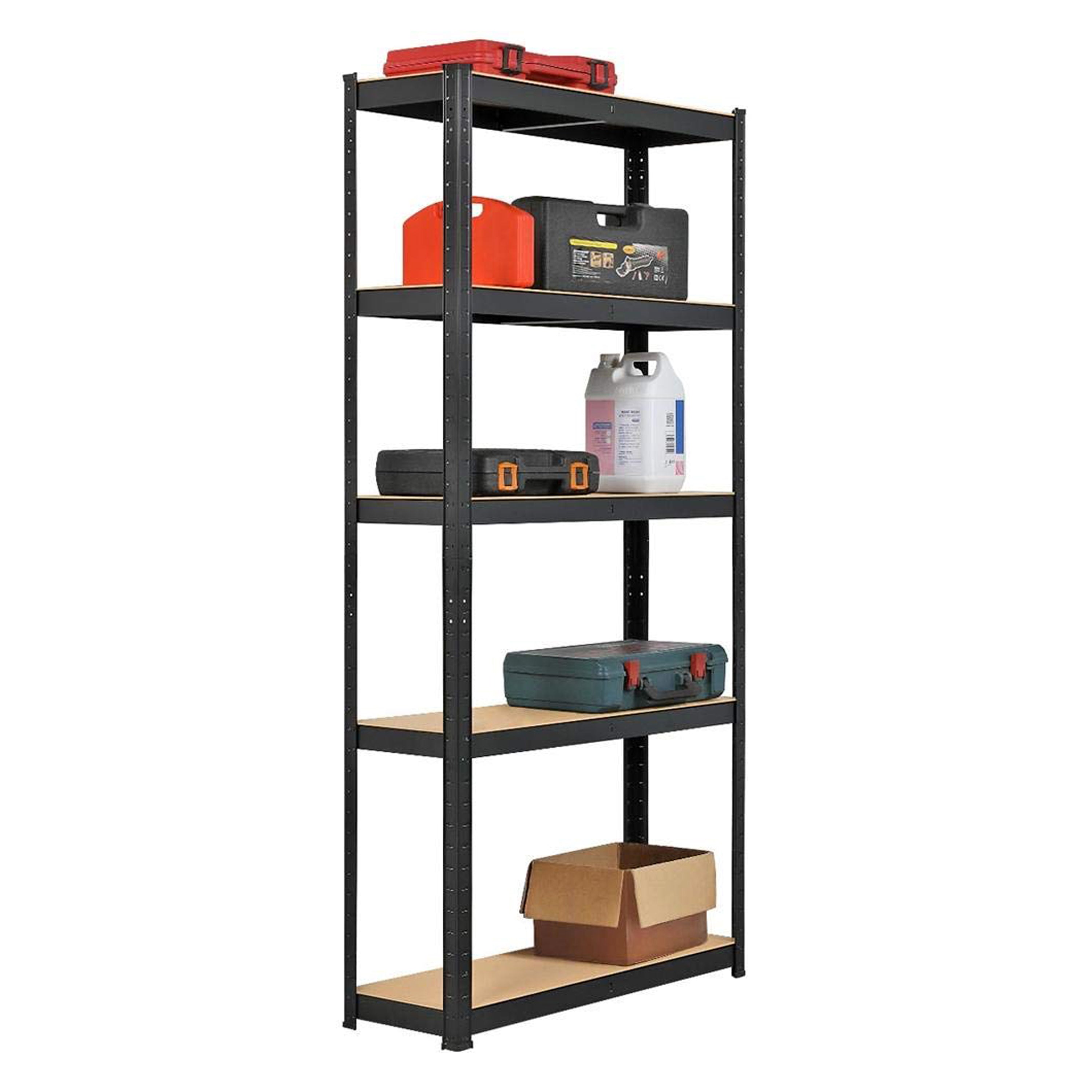 AMOS 5 Tier Powder Coated Shelving Unit