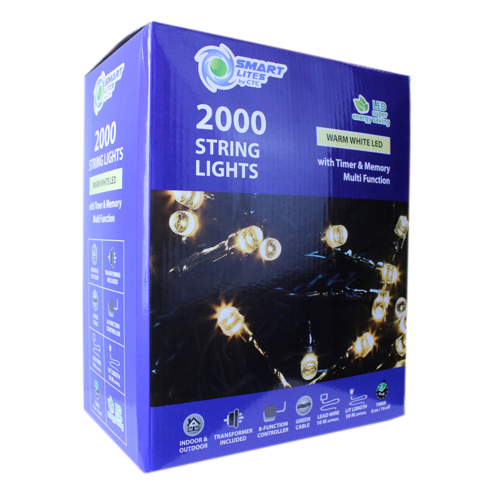 AMOS 500 or 2000 LED String Lights