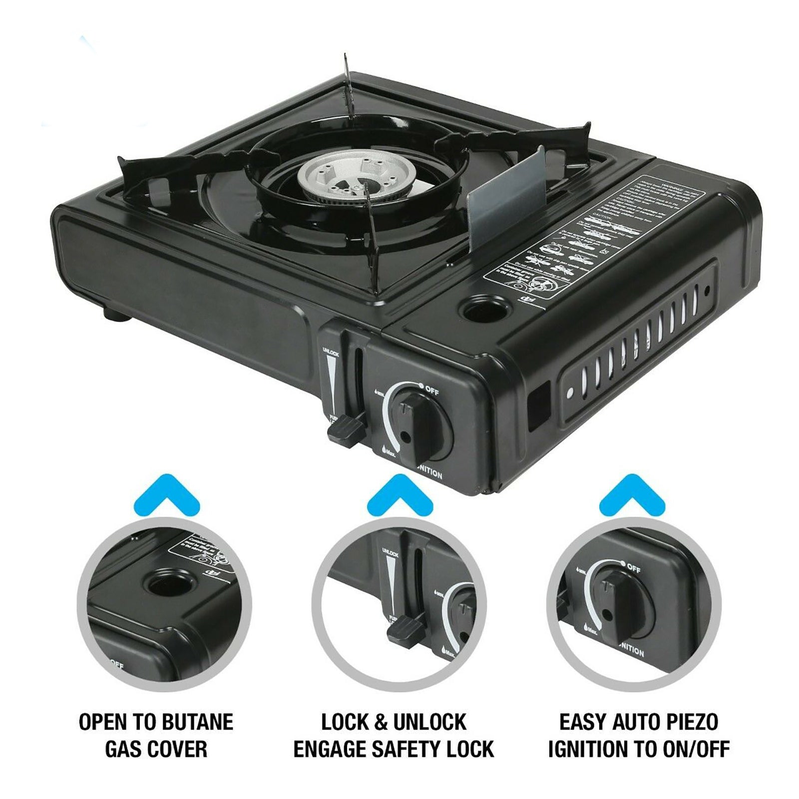 AMOS Portable Butane Gas Stove