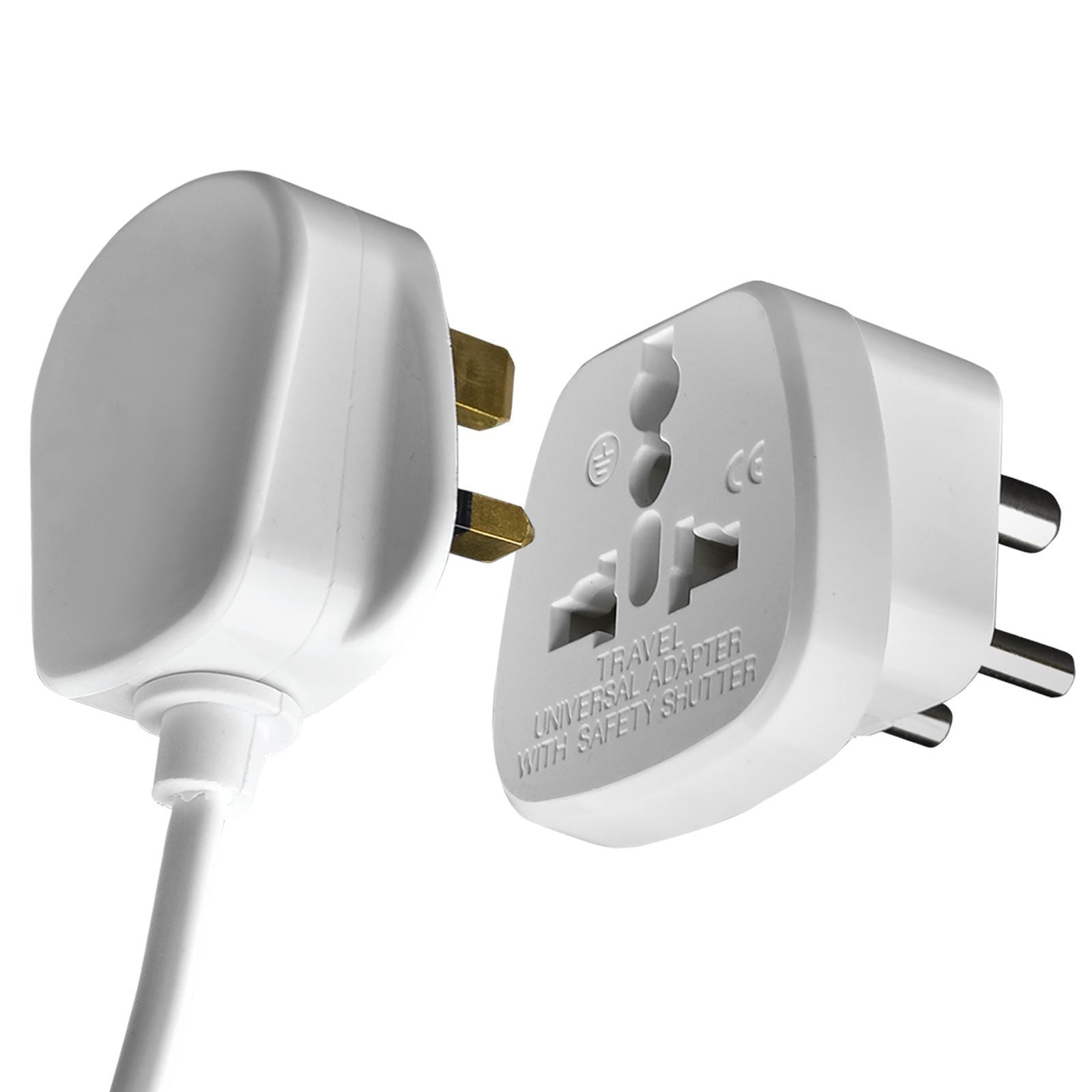 AMOS 2-Pin Travel Plug Adaptors