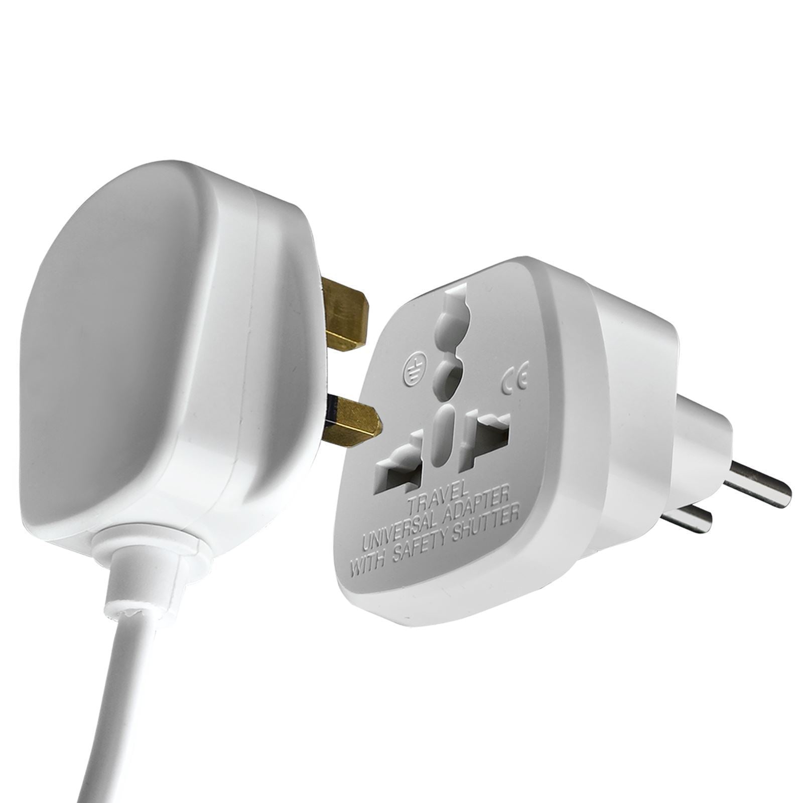 AMOS 2-Pin Travel Plug Adaptors