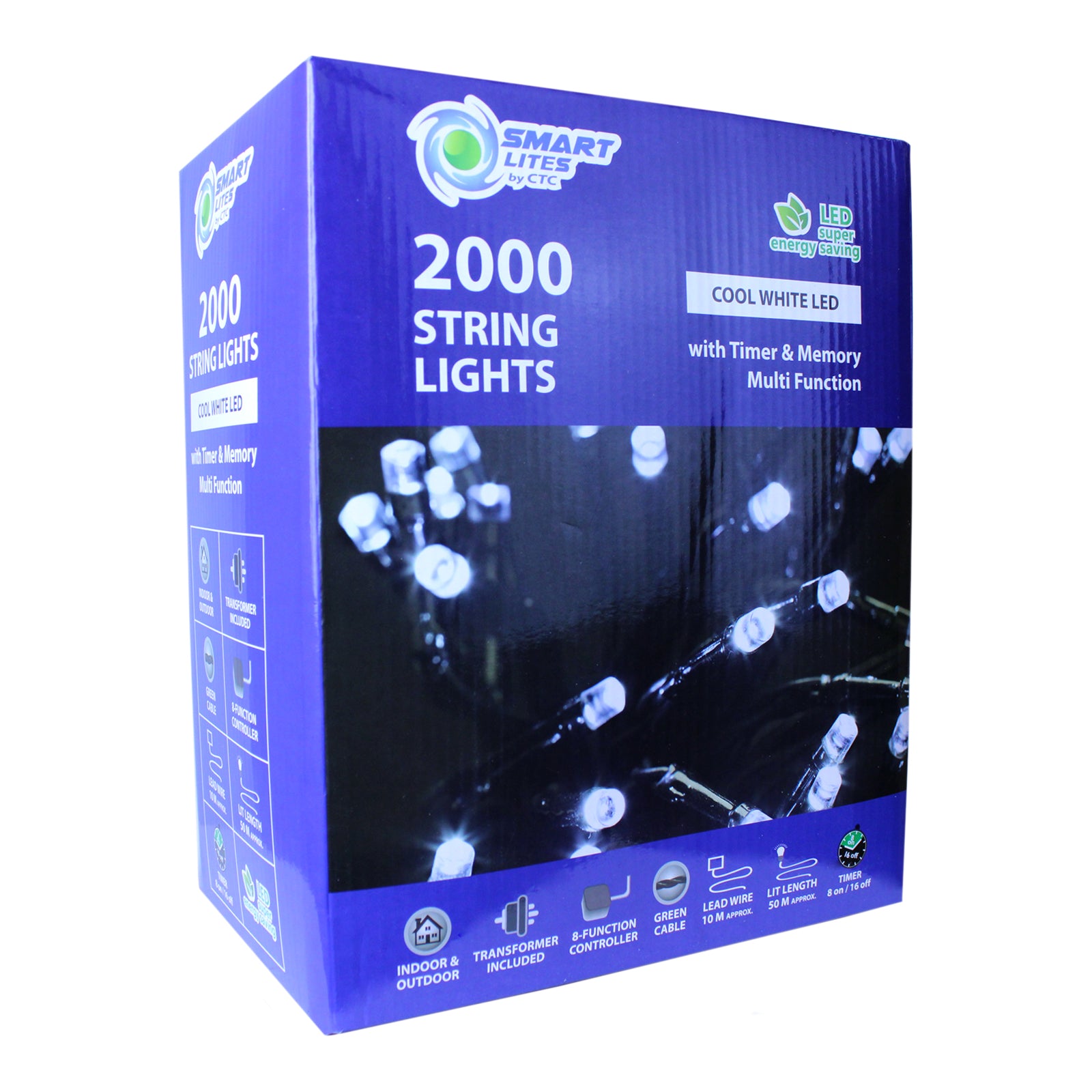 AMOS 500 or 2000 LED String Lights