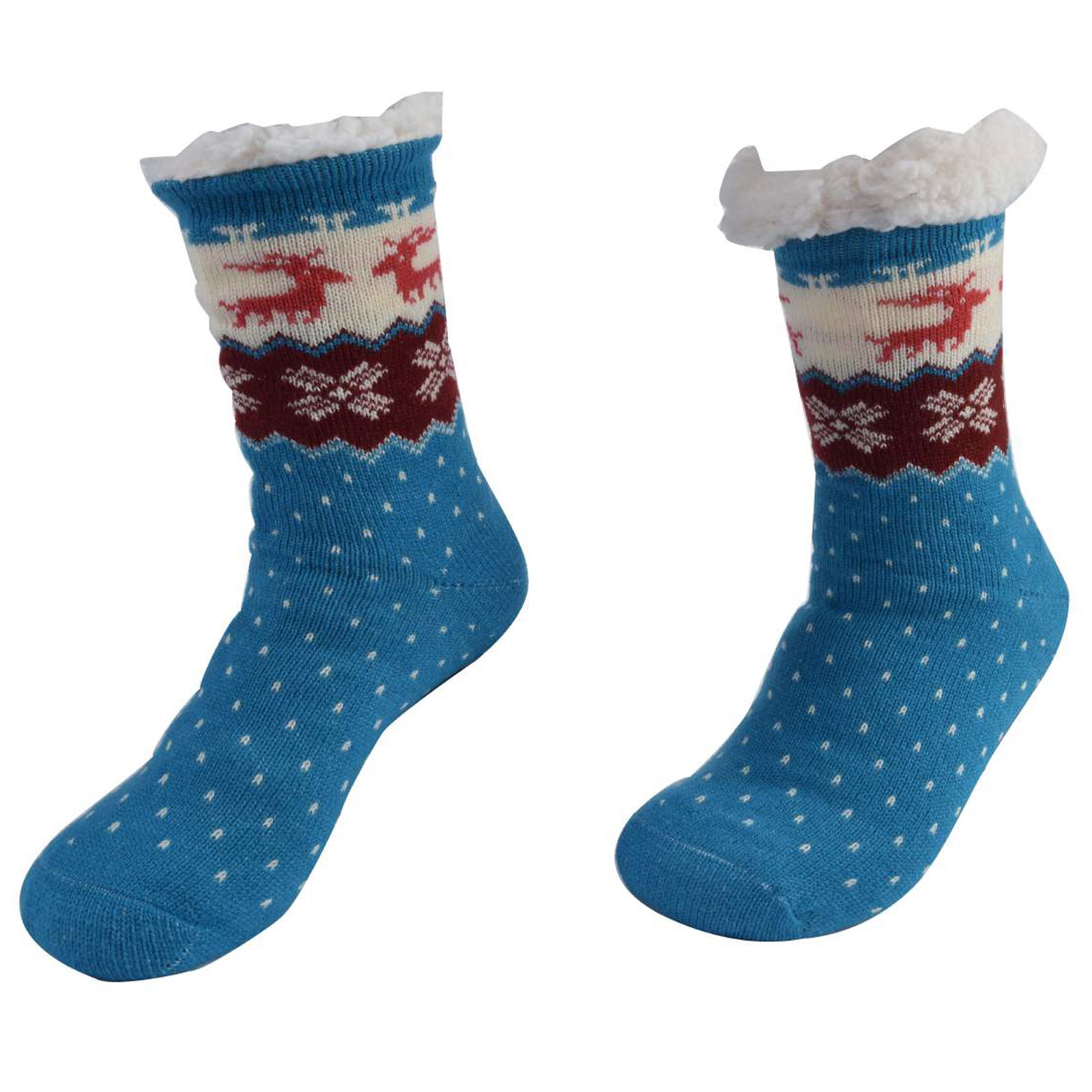 AMOS Ladies Christmas Slipper Socks