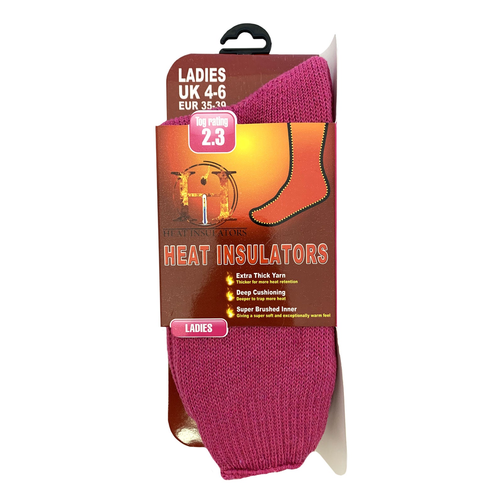 Ladies Size 4-6  Warm Thermal Socks 