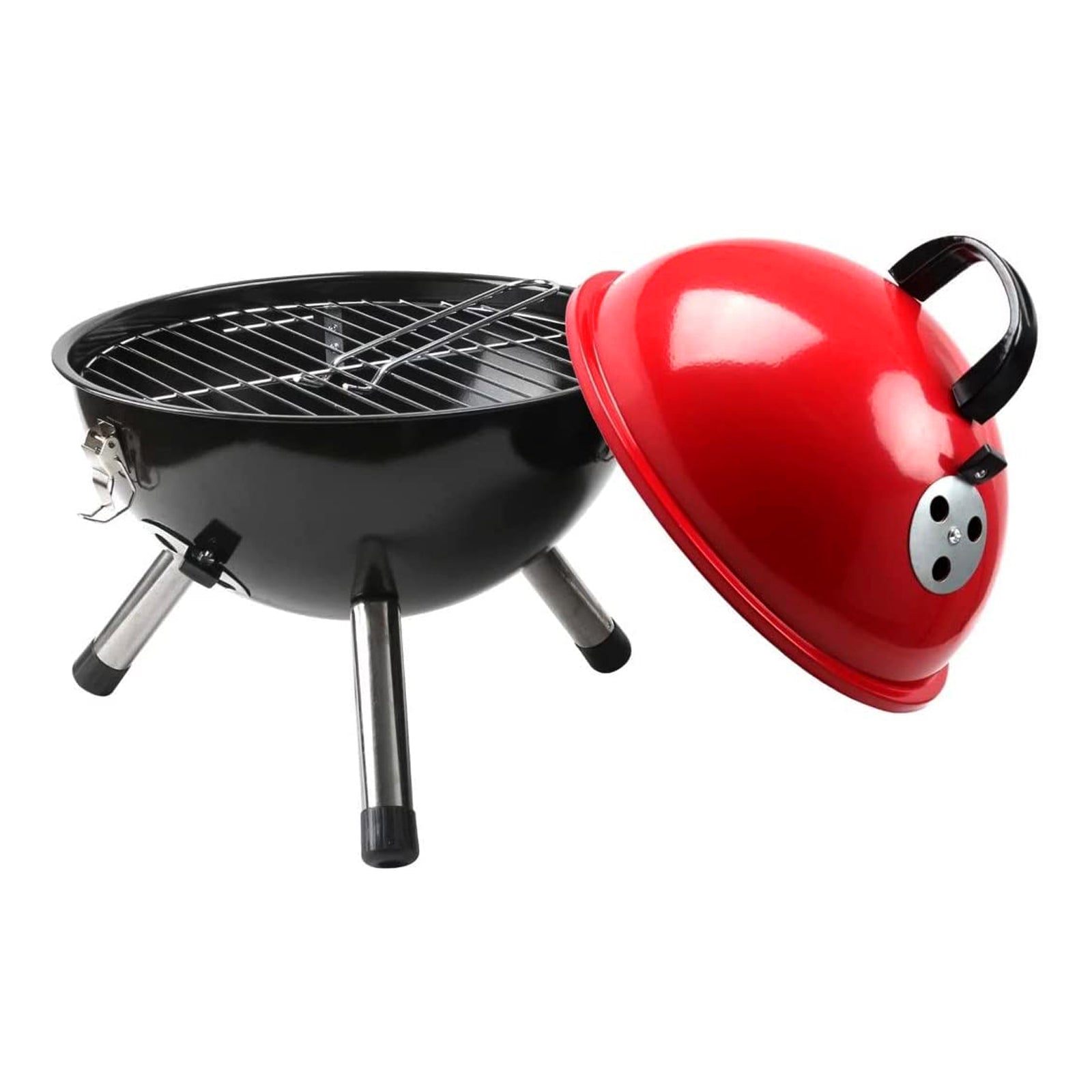 AMOS 12” Portable BBQ Charcoal Grill