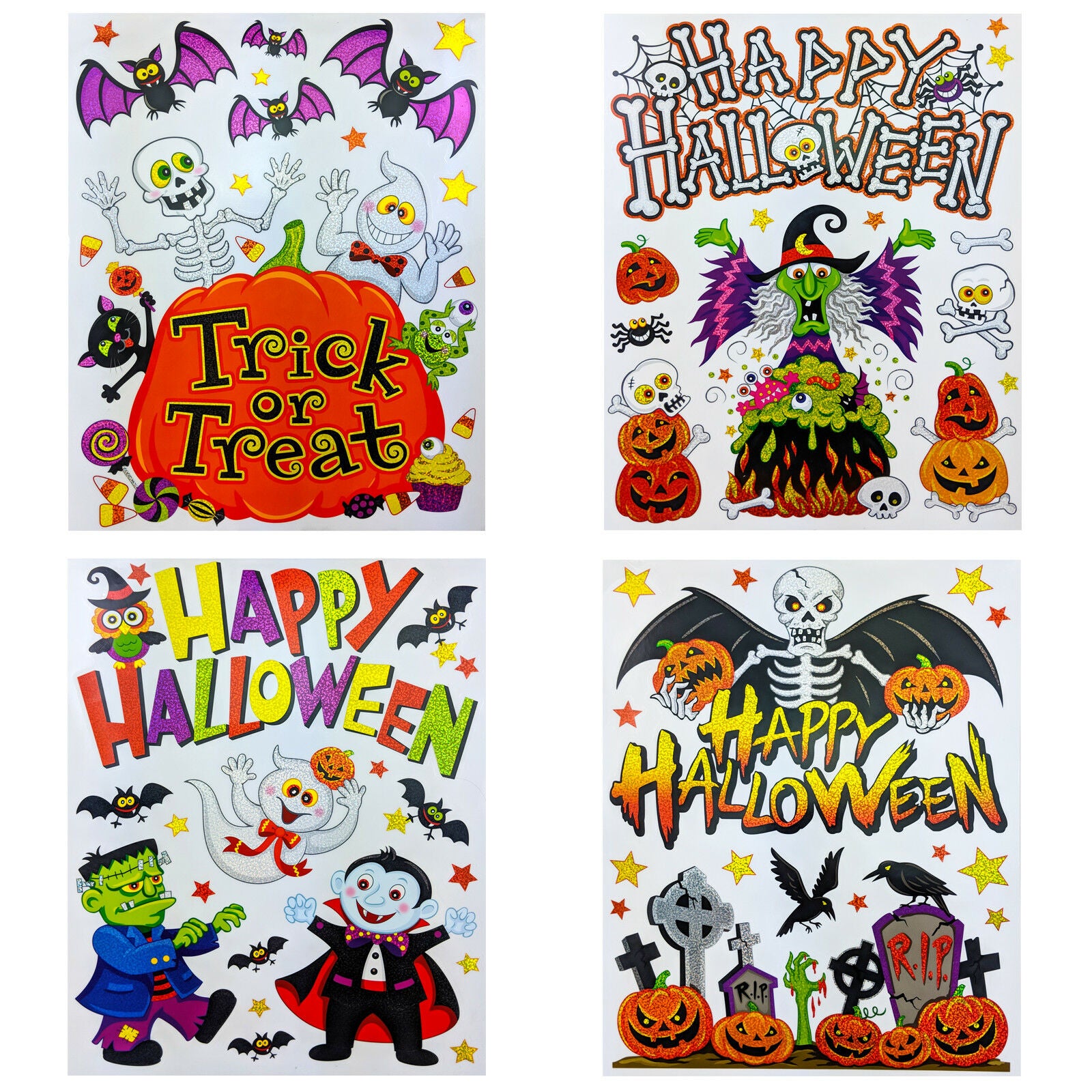 AMOS Halloween Assorted Decoration Set