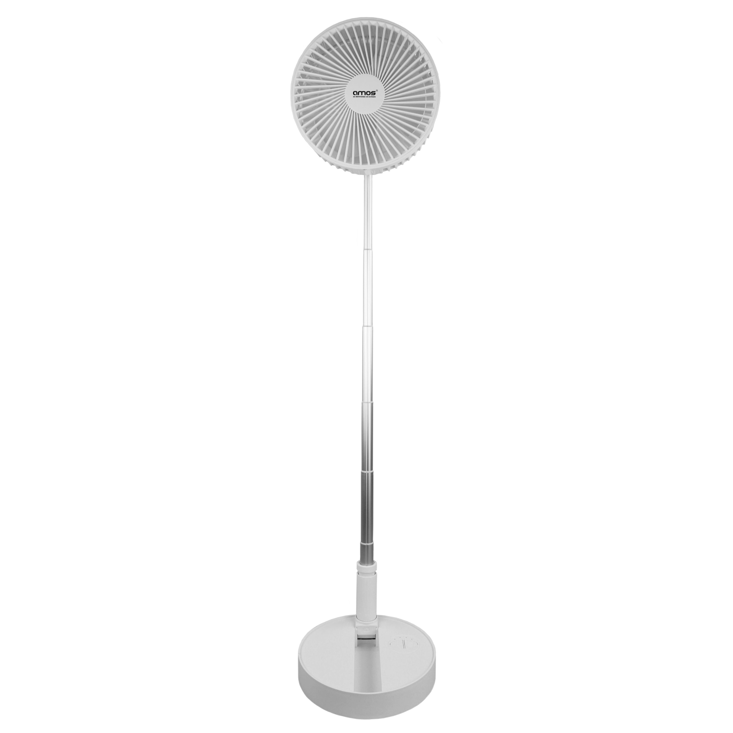 AMOS 7 Inch Rechargeable Foldable Mini Desk Fan