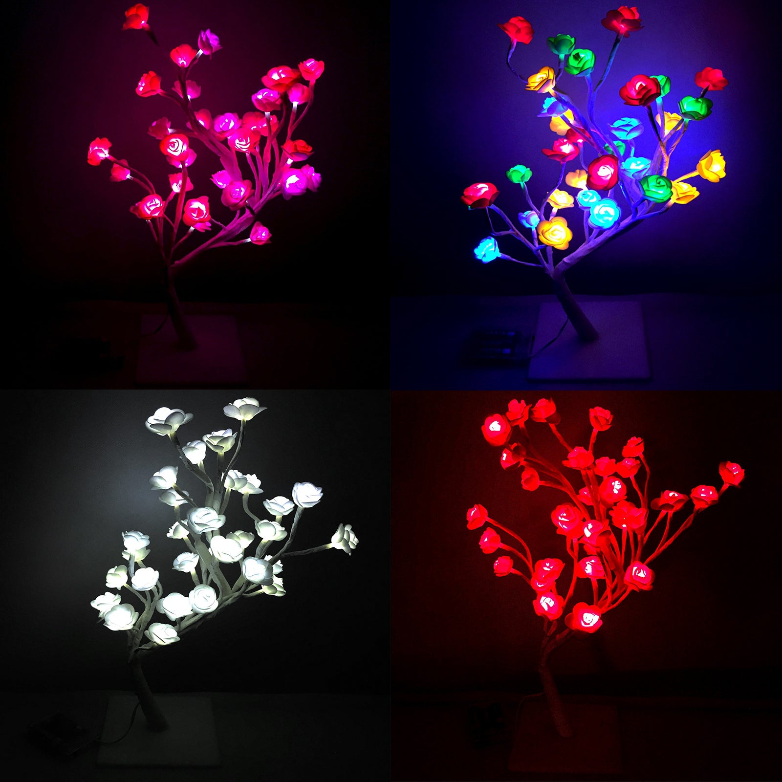 AMOS 24 LED Rose Tree