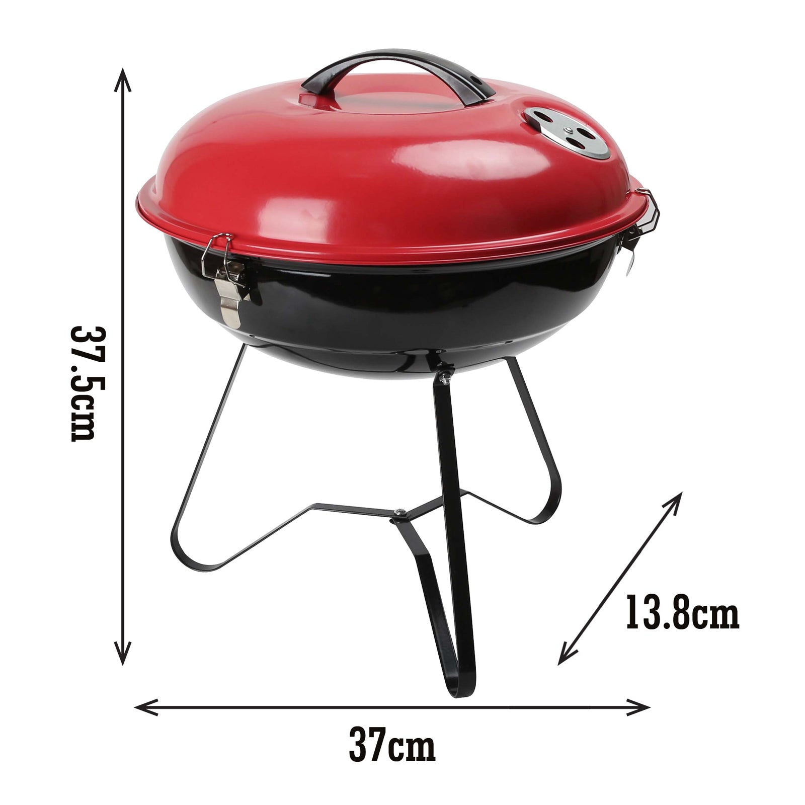 AMOS 14” BBQ Charcoal Grill